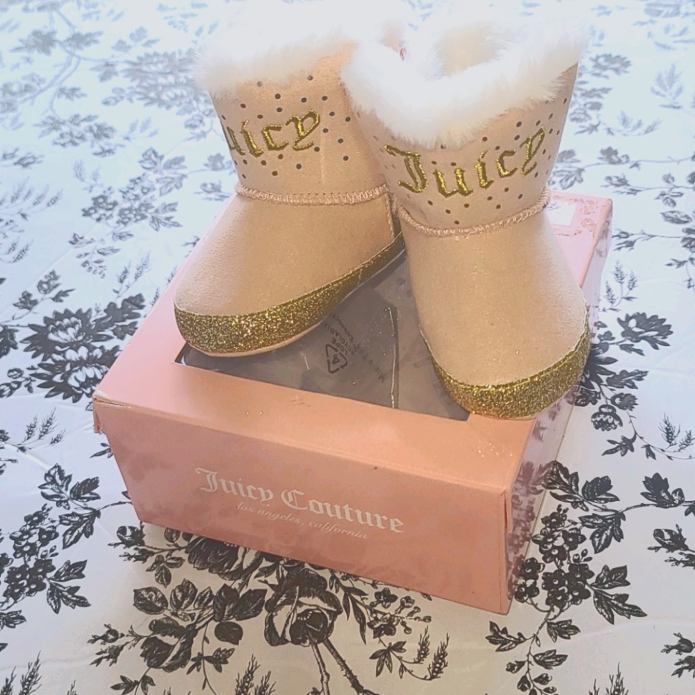 Calling All Princesses Pink Juicy Boot Booties